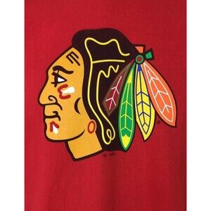 Vintage NHL Chicago Blackhawks Hossa #81 Red T-Shirt Adult Size L/XL